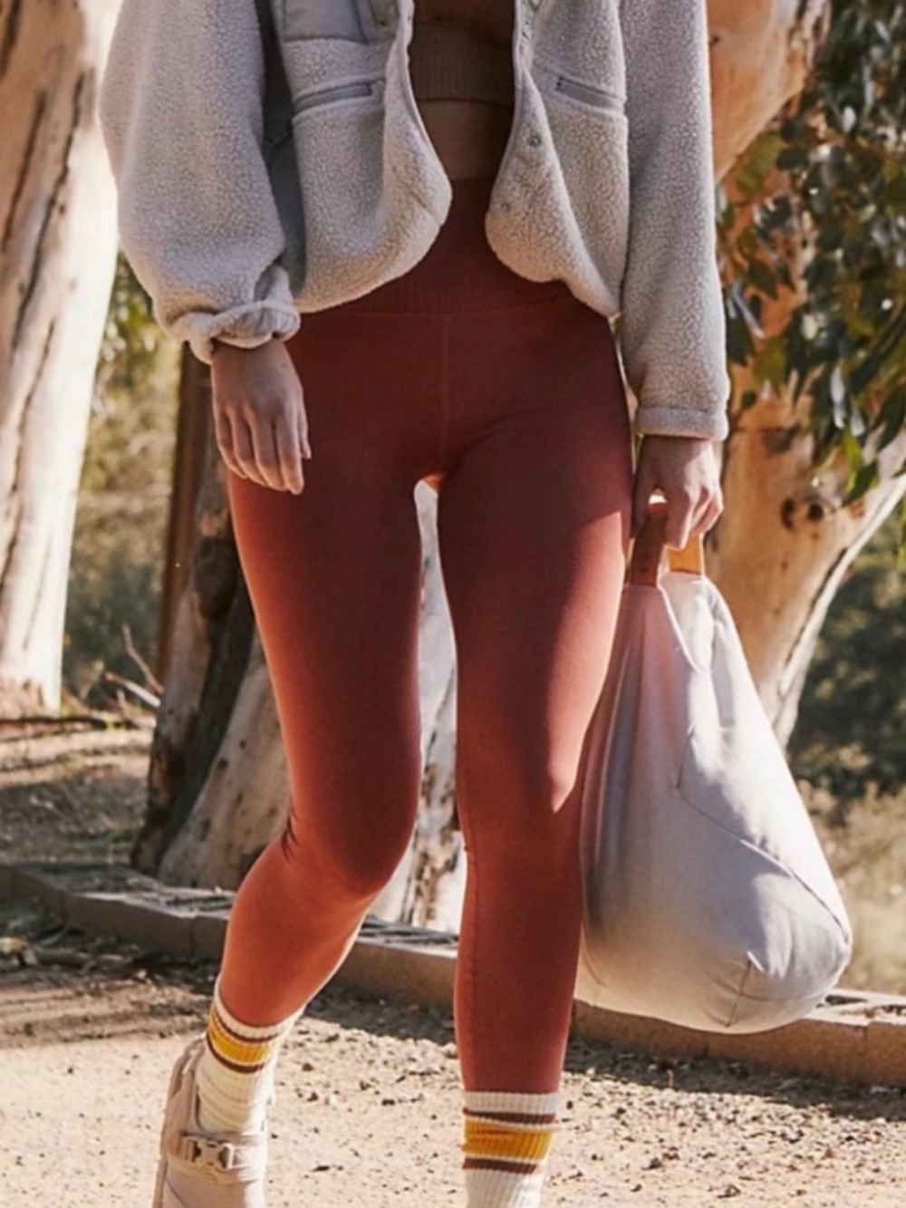 NWOT FP Movement High-Rise 7/8 Good Karma Leggings in Sequoia XS/S